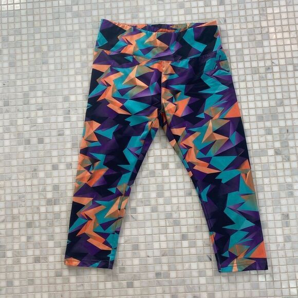 Jordan Training Multi-colored Crop Leggings - Picture 1 of 4